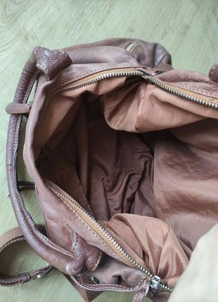 Шикарная женская большая кожаная сумка, германия.9 фото