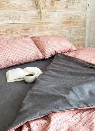 Полуторный комплект постельного белья из поликоттона (70% хлопок 30% полиэстер) - нежность