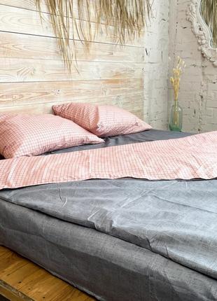 Полуторный комплект постельного белья из поликоттона (70% хлопок 30% полиэстер) - нежность4 фото