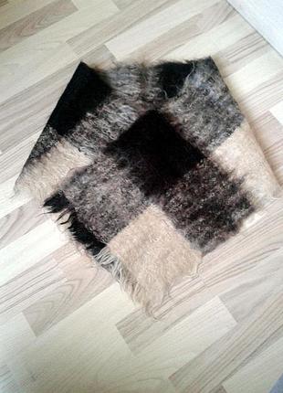 Дуже тепий махеровий шарфік