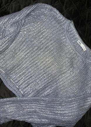 Свитер укороченный свитер zara4 фото