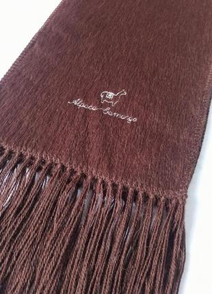 Теплый и пушистый шарф от бренда alpaca gamargo3 фото