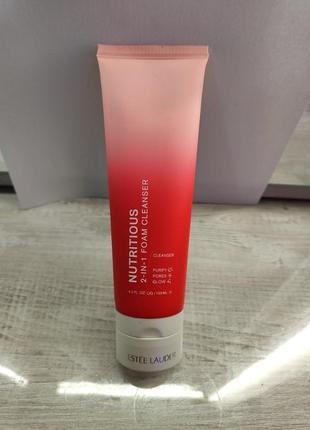 Estée lauder nutrition foam пенка для умывания3 фото