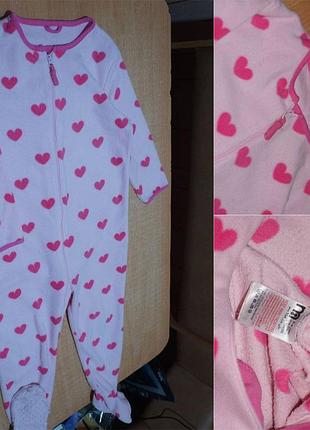 Mothercare флисовый человечек 3-4 года