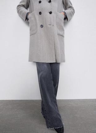 Zara пальто женское демисезонное.5 фото