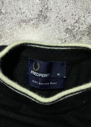 Шерстяний светер fred perry7 фото