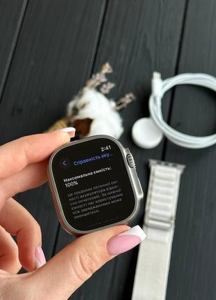 Б/у apple watch ultra 49mm titanium case  |🔋акб 100%5 фото