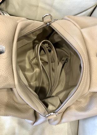 Шкіряна італійська сумка кожаная сумка сумка из натуральной кожи италия6 фото