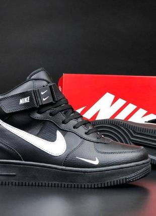 Мужские зимние кроссовки nike air force1 фото