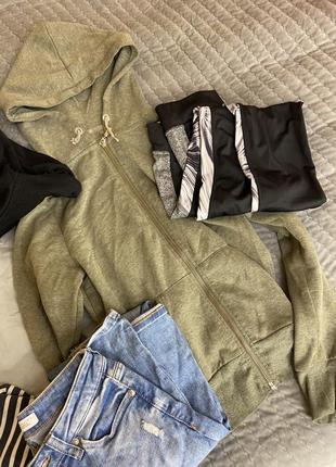 Комплект одежды женской, набор штаны джинсы,лосины,лонгслив,кофта,худи,боди, комплект, лот, набор2 фото