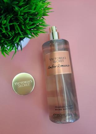 Оригінальний спрей для тіла victoria's secret. вікторія сікрет. міст. мист. спрей для тела виктория сикрет amber romance