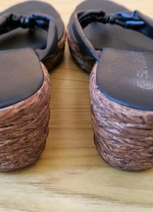 Шлепанцы в Вьетнамки на каблуке sirmione 39размер (стелька 24.5) кожа3 фото