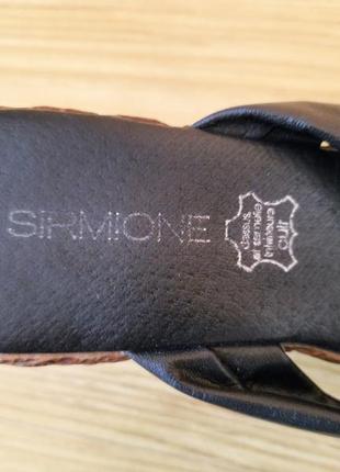 Шлепанцы в Вьетнамки на каблуке sirmione 39размер (стелька 24.5) кожа5 фото