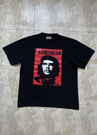 Мужская футболка retro vintage 90s che guevara graphic band tees streetwear