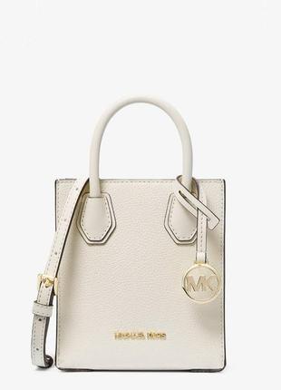 Сумочка michael kors mercer extra-small leather crossbody bag