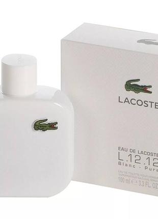 Мужской парфюм lacoste eau de l.12.12 blanc