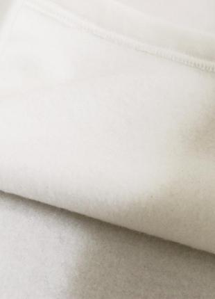 Теплая женская кофта оверсайз молочная свитер худи свитшот на флисе молочный женский подростковый4 фото
