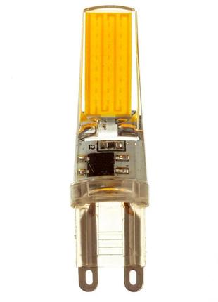 Светодиодная лампа g9 220v 5w silicon 3000k cob2508 sivio