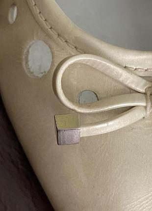 Туфельки на золушку кожа дорогой бренд via uno размер 363 фото