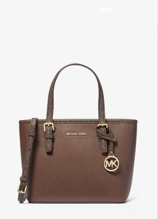 Сумочка michael kors jet set travel extra-small top-zip tote bag