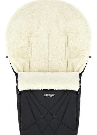 Зимовий конверт babyroom wool n-8 black чорний