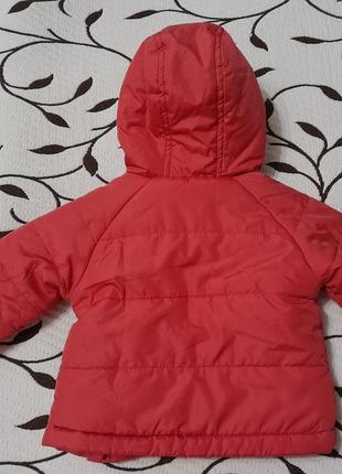 Куртка демисезонная на девочку 3-6 месяцев, фирмы m&s6 фото