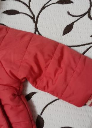 Куртка демисезонная на девочку 3-6 месяцев, фирмы m&s4 фото