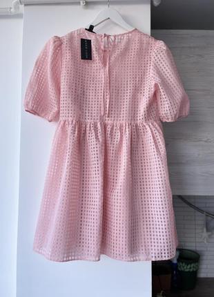Праздничное платье, мини-платье, розовое платье new look2 фото