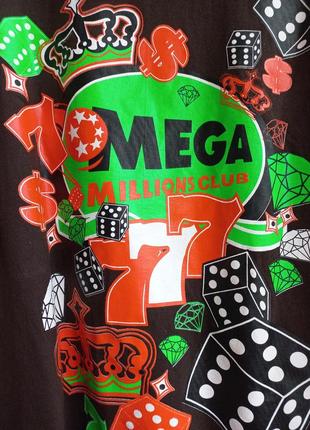 Винтажная уникальная футболка мужская poker карты с логотипом казино6 фото