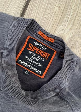 Светр superdry реглан кофта свитер лонгслив стильный  худи пуловер актуальный джемпер тренд2 фото
