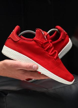 🔥adidas x pharrell williams tennis red🔥чоловічі кросівки адідас, чоловічі кросівки