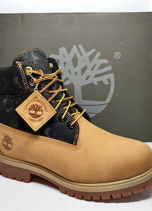 Кожаные водонепроницаемые ботинки timberland оригинал