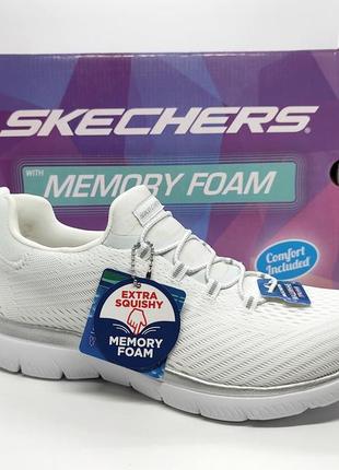 Стильные кроссовки слипоны skechers memory foam оригинал