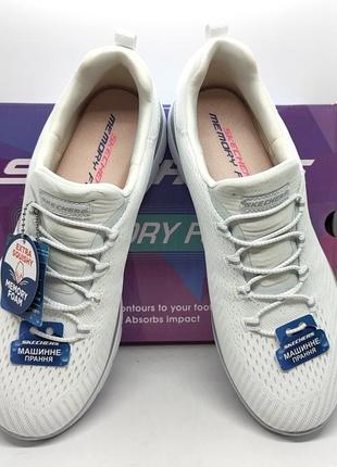 Стильные кроссовки слипоны skechers memory foam оригинал6 фото