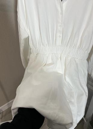 Біла сукня сорочка9 фото