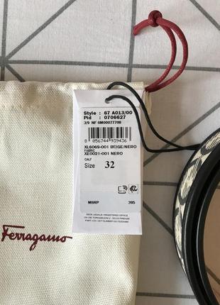 Ремень salvatore ferragamo adjustable gancini belt, 33 размер, 94см3 фото
