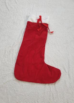 Шкарпетка новорічна  для подарунків1 фото