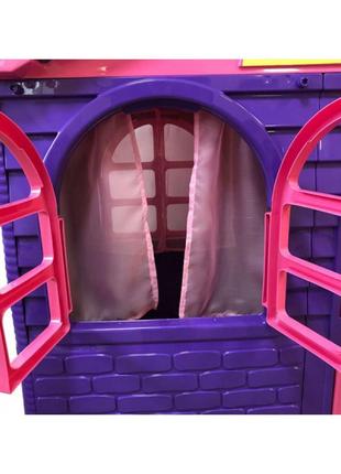 Ігровий будиночок для дитини doloni, дитячий будиночок долоні з шторками, арт. 02550/16 фото