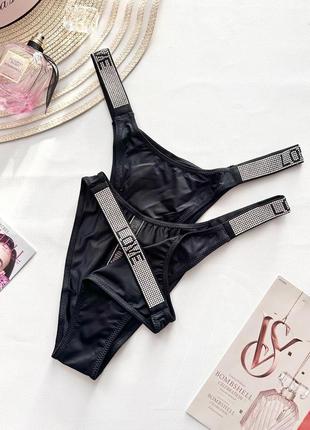 Трусики victoria’s secret стразы камны трусы с камушками с камнями белье виктория сикрет белье виктория сикрет