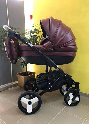Коляска детская универсальная 2 в 1 deluxe premium