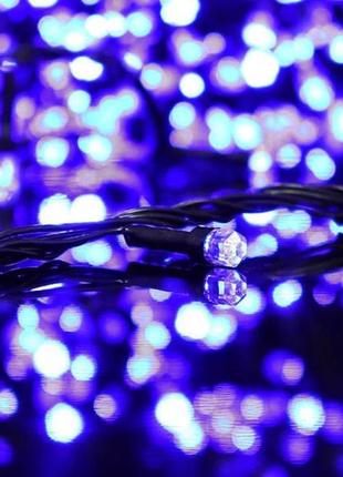 Світлодіодна гірлянда рубін led 400 лампочок 20 м, колір білий, синій, кольоровий4 фото
