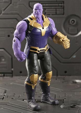 Фигурка танос герой marvel. thanos игрушка titan hero power fx port 18 см