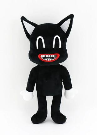 М'яка іграшка мультяшний кіт scp resteq 30 см. плюшевий мультяшний кіт чорного кольору. іграшка cartoon cat scp