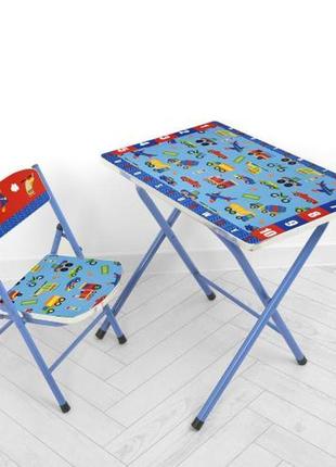 Столик для ребенка, детский столик и стул, арт. а19-trafic