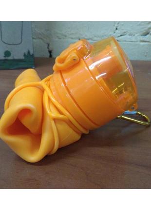 Пляшка для води tramp trc-094-orange 700 мл помаранчева3 фото