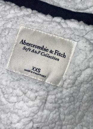 Кофта толстовка на меховой подкладке abercrombie &amp; fitch, xs-s5 фото