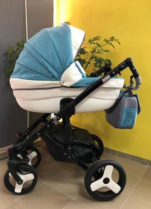 Коляска дитяча універсальна 2 в 1 deluxe