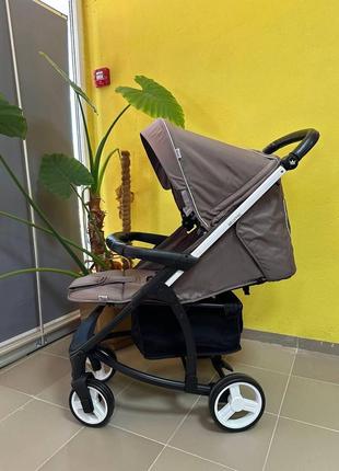 Дитяча прогулянкова коляска 4 baby atomic, коричневий колір3 фото
