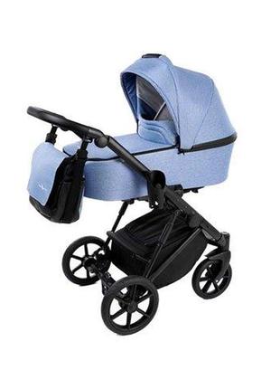 Детская коляска 2 в 1 baby drive classic, синий цвет