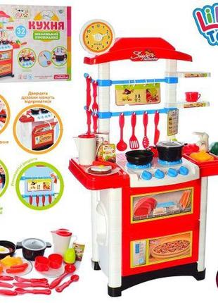 Кухня для ребенка со звуковыми и световыми эффектами, игровой набор детская кухня, limo toy 889-31 фото